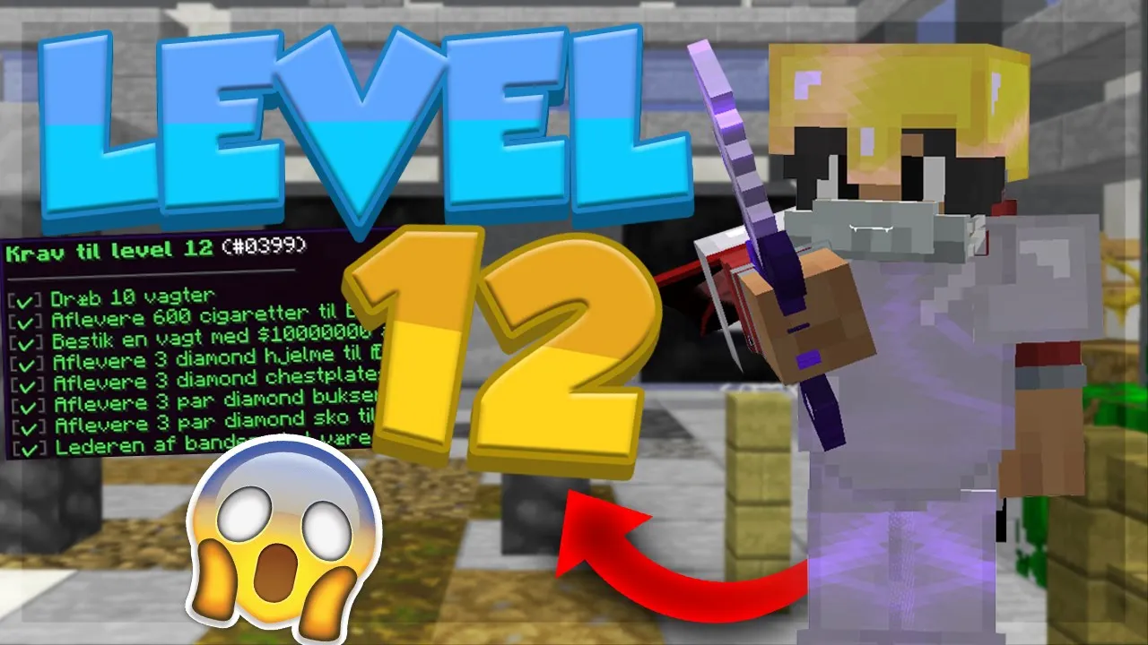 BANDE LEVELUP TIL LEVEL 12?! | Freakyville Prison