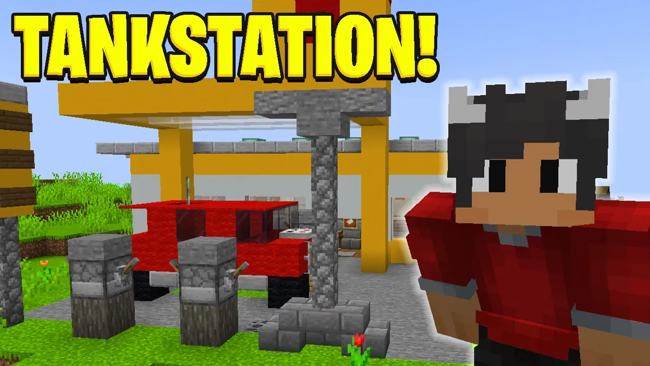 Tøm En TANKSTATION På 1 Minut I Minecraft!