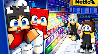 Overlever 24 Timer I Et SUPERMARKED I Minecraft!