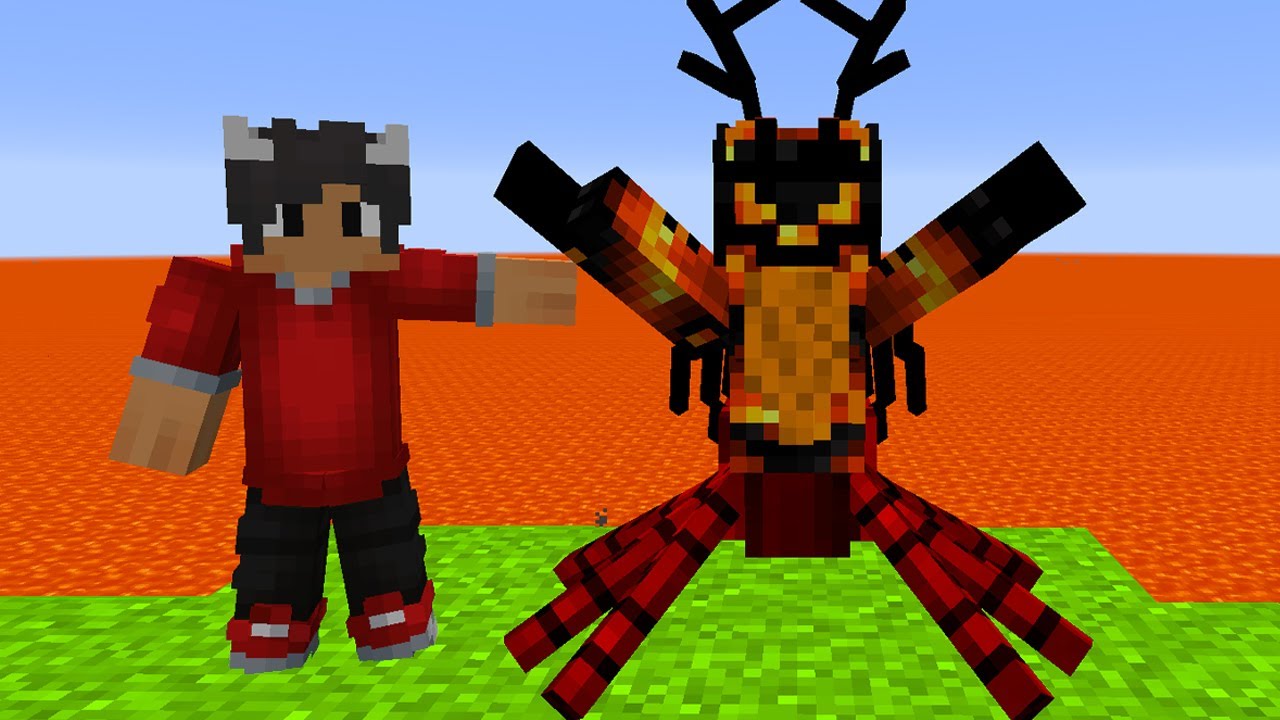 Dræber Et MrSpyplant Monster Mens Lavaen Stiger I Minecraft!