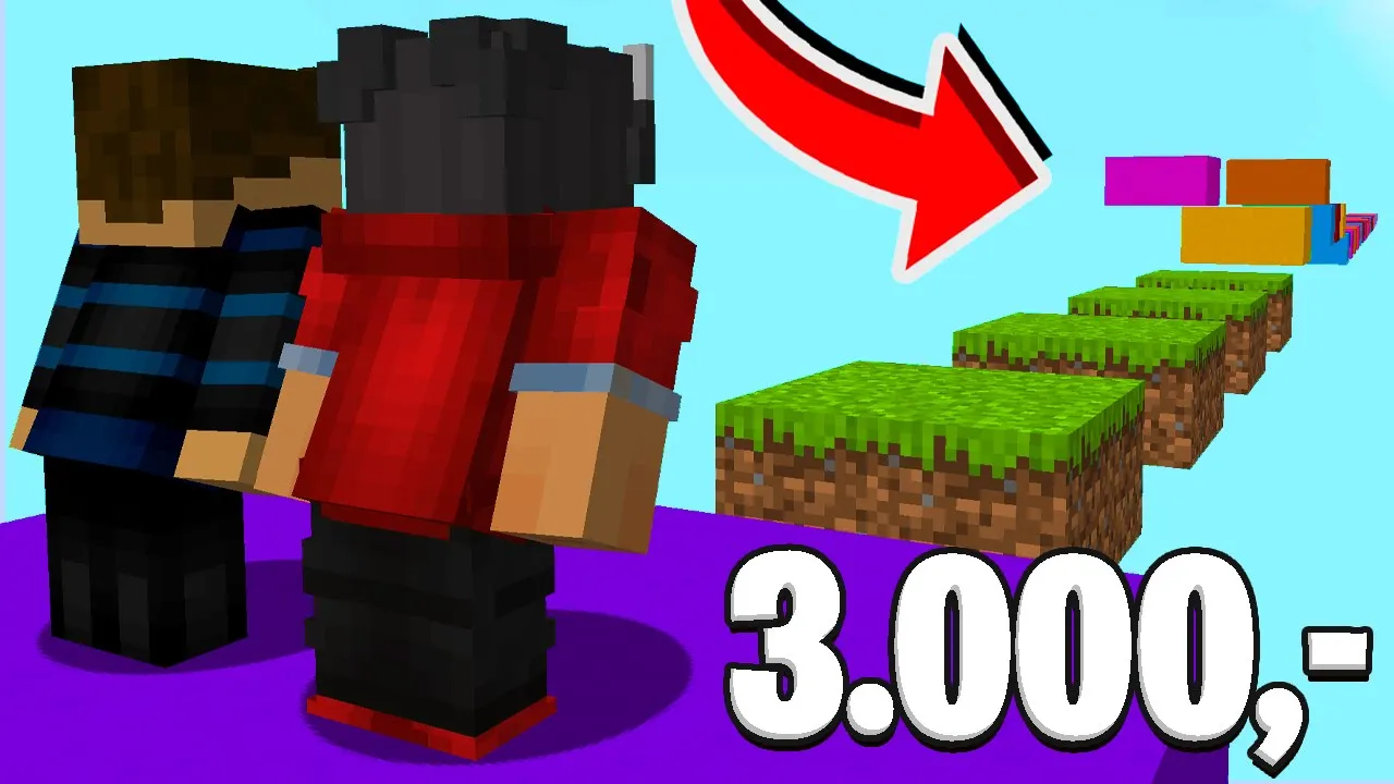 Parkour Challenge Med Judex Om 3.000 kr I Minecraft!