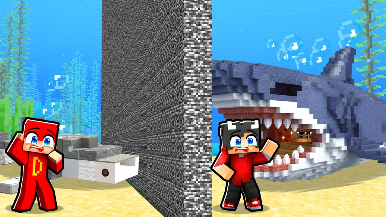 Hvor Pænt Kan Vi Bygge Under Vandet I Minecraft?