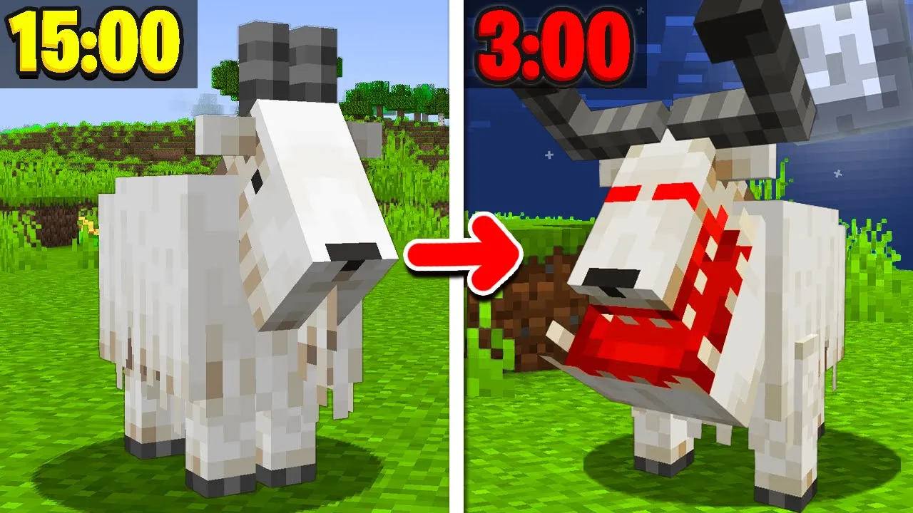 Alle Mobs Bliver UHYGGELIGE Om Natten I Minecraft!