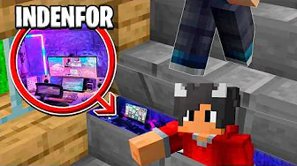 Jeg Laver Et Hemmeligt GAMING RUM I Et Hus I Minecraft!