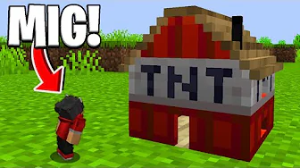Vi Finder Et TNT Hus Som MINI I Minecraft!