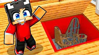 Bygger En Hemmelig Rollercoaster Under Doodies Hus I Minecraft!