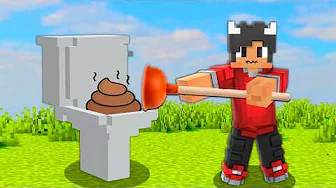 Jeg Rensede Det STØRSTE TOILET I Minecraft!