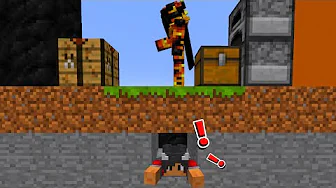 Bygger En Hemmelig Base Under MrSpyplants Hus I Minecraft!