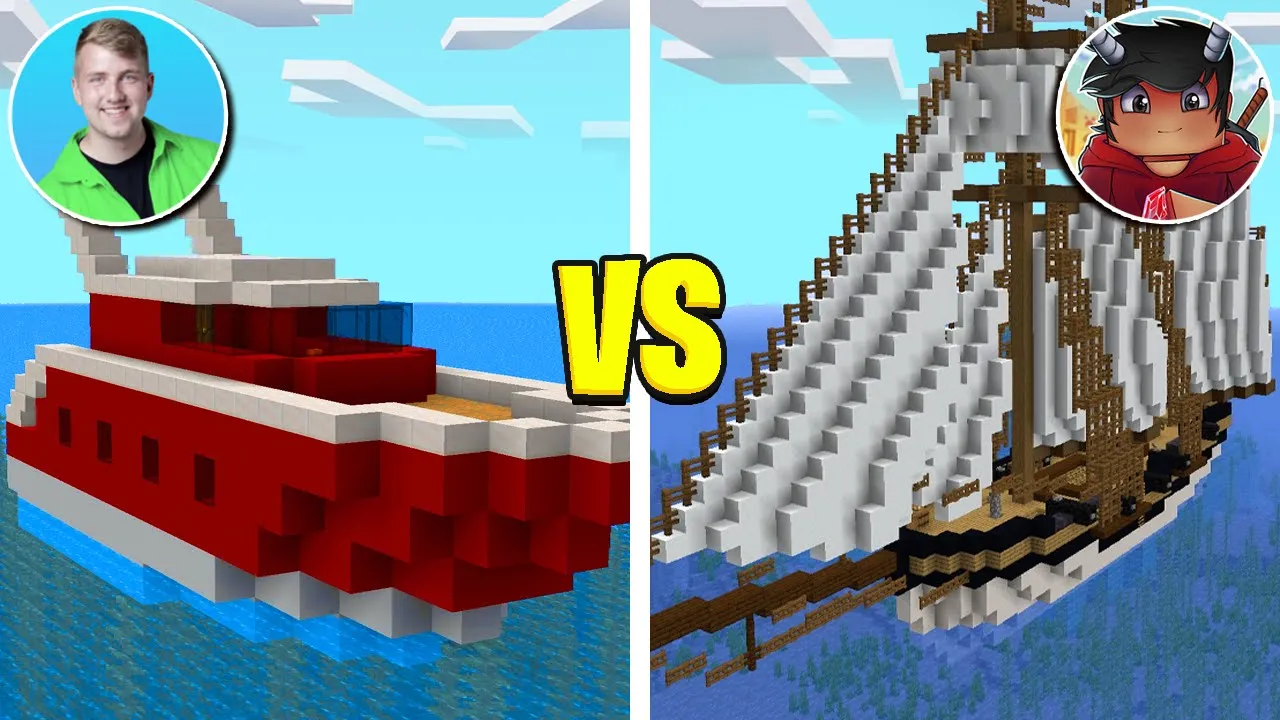 Hvem Kan Bygge Det Flotteste SKIB I Minecraft?