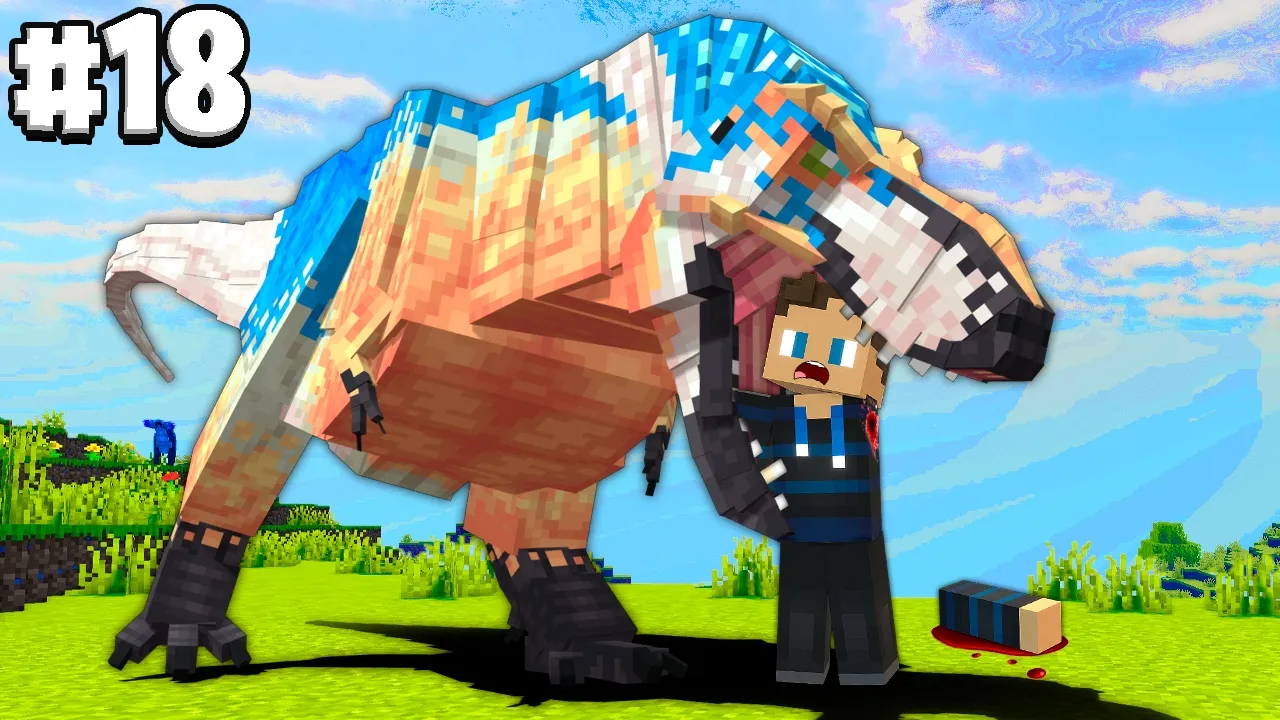 Judex Er Blevet SPIST Af En DINOSAUR! - Minecraft Vulkanen #18