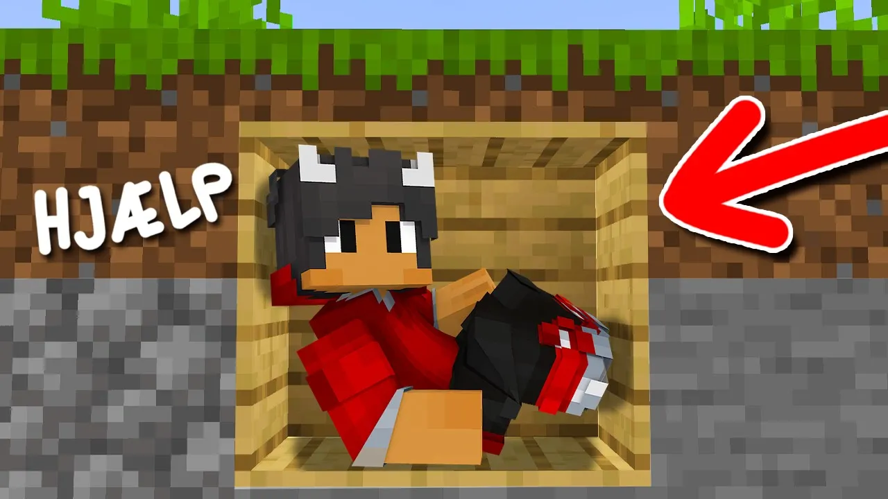 Jeg Er Fanget I Et Rum UNDER JORDEN I Minecraft?