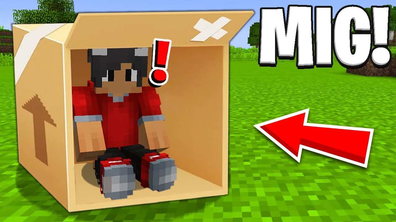 Jeg Er Fanget I En PAPKASSE I Minecraft!