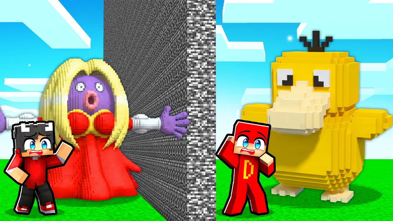Hvem Kan Bygge Den Bedste POKÈMON I Minecraft?