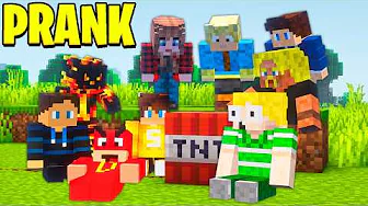 Jeg Pranker ALLE  YouTubere! - Minecraft Prank Wars #16