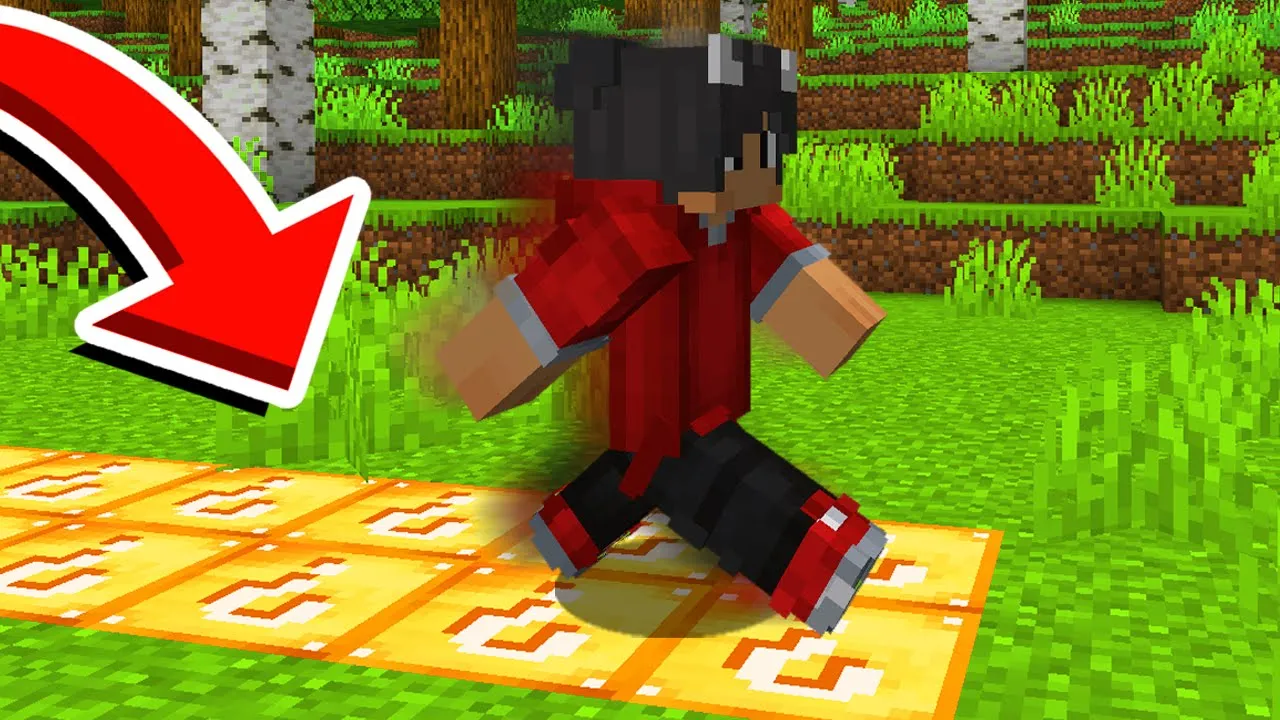 Det Jeg Løber På Bliver Til LUCKY BLOCKS I Minecraft!