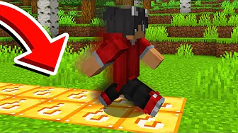 Det Jeg Løber På Bliver Til LUCKY BLOCKS I Minecraft!
