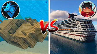 Hvem Kan Bygge Det Flotteste REALISTISKE SKIB I Minecraft!