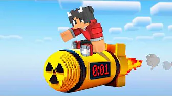 Overlever På 1 NUKE Block I Minecraft!