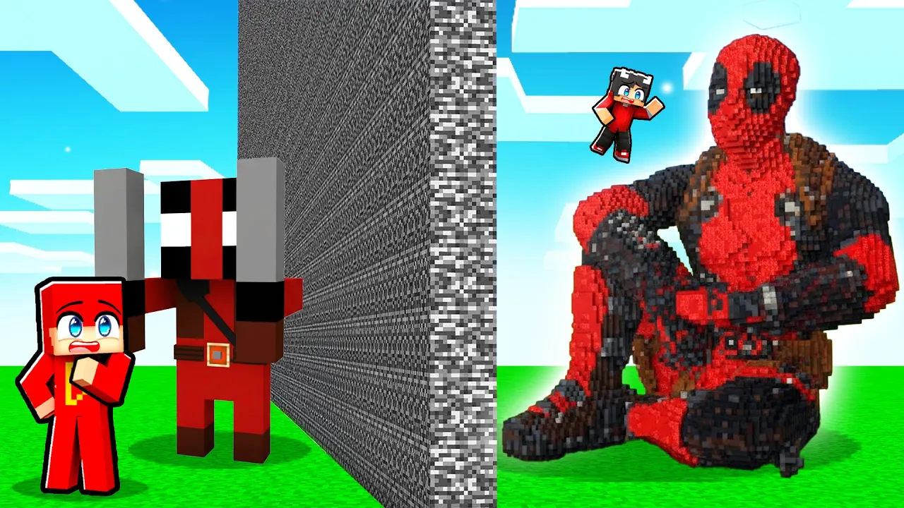 Hvem Kan Bygge Den Flotteste SUPERHELT I Minecraft?