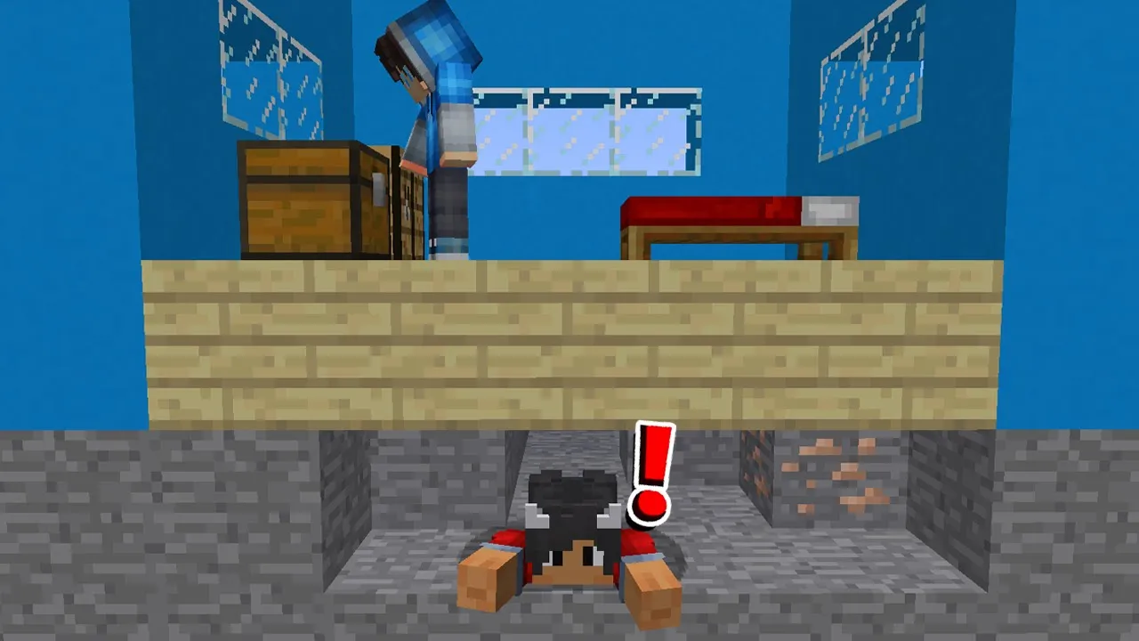 Bygger En Hemmelig Base Under Phoxys Hus I Minecraft!