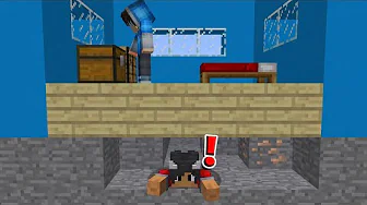 Bygger En Hemmelig Base Under Phoxys Hus I Minecraft!