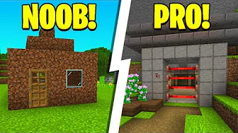 Pro VS Noob Base I Minecraft!