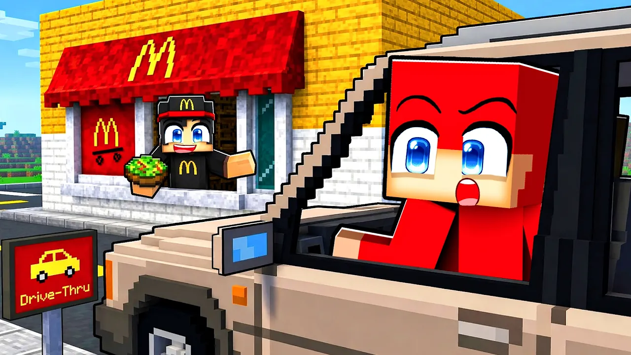 Jeg Sælger KUN Salat På McDonalds I Minecraft!
