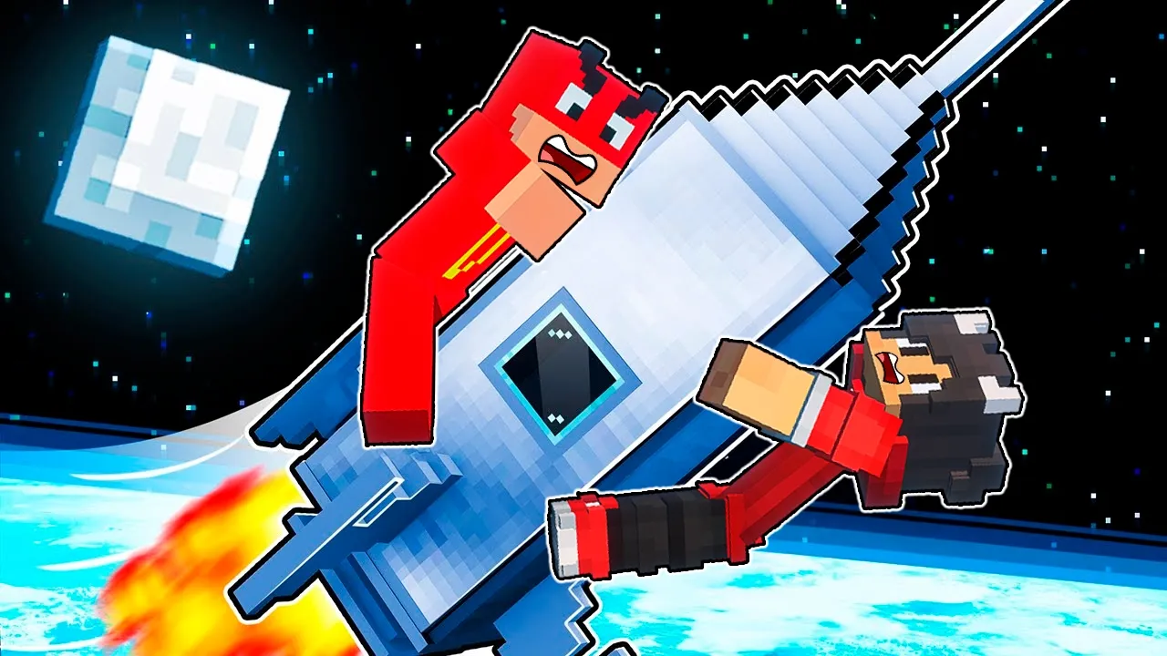 Hvem Kan Bygge Den Flotteste RAKET I Minecraft?