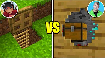 Hvem Kan Bygge Det Flotteste HEMMELIGE RUM I Minecraft?