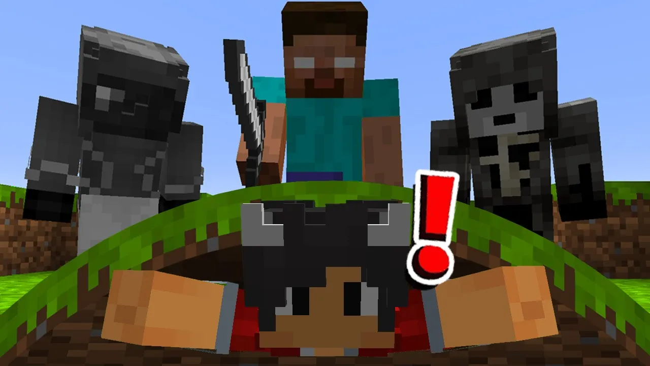 Jeg Gemmer Mig Fra Monstre I Minecraft!