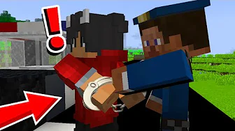 Jeg Bliver Anholdt Af POLITIET I Minecraft!