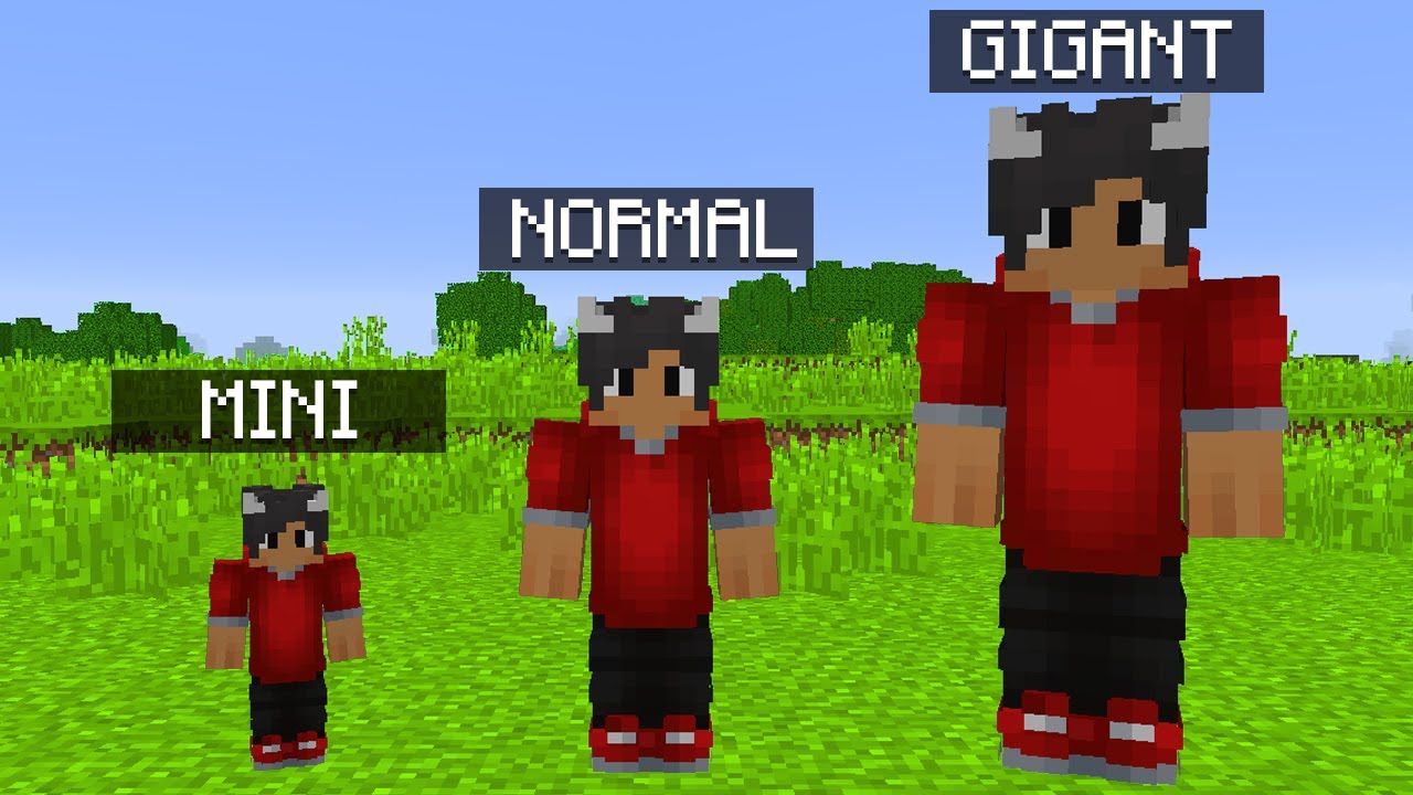 Jeg Kan Skifte Min HØJDE I Minecraft!