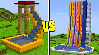 Hvem Kan Bygge Det Flotteste VANDLAND I Minecraft?