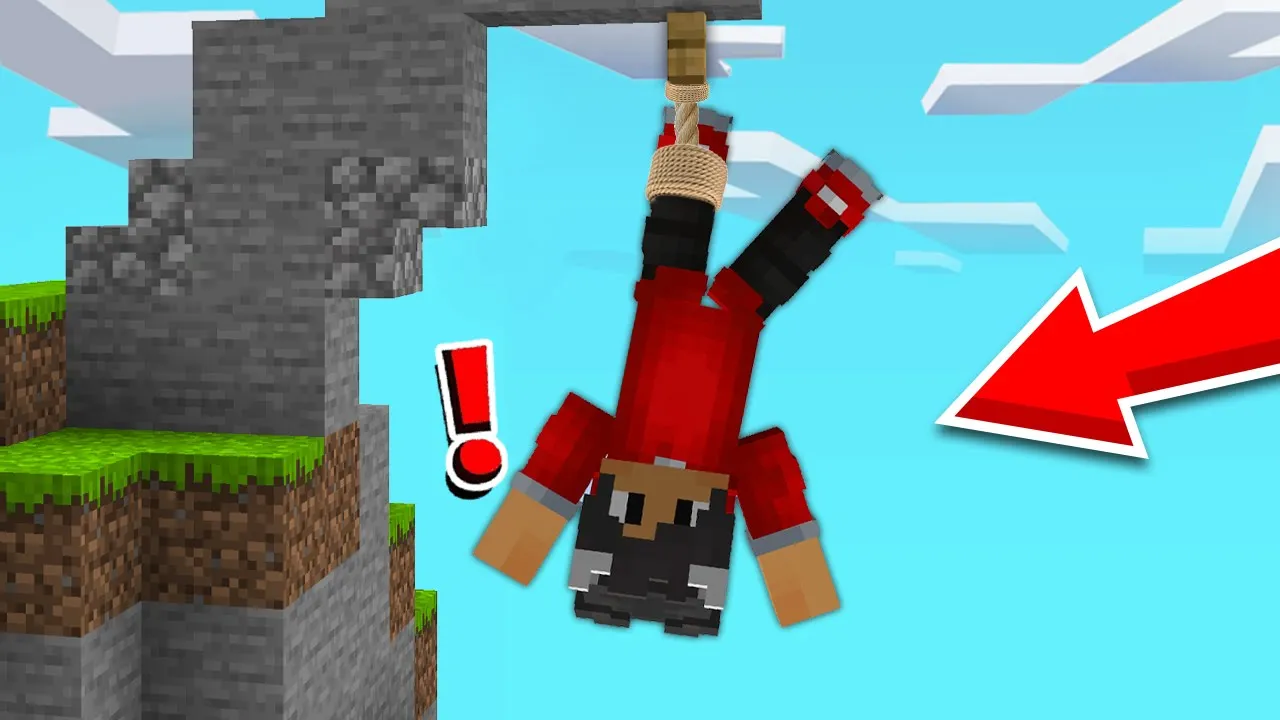 Jeg Er Fanget På Et  Kæmpe BJERG I Minecraft!