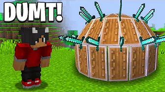 Vi Prøver De DUMMESTE Ting I Minecraft!