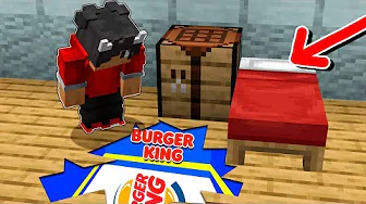 Jeg Bygger En BURGER KING Under Mit Hus I Minecraft!