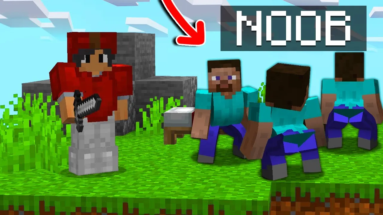 Hvordan Jeg Kun Spillede Imod NOOBS I Minecraft Bedwars!