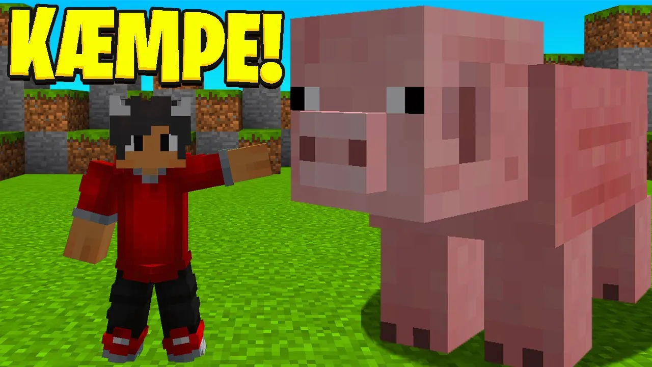 Alle Mobs Er Kæmpe I Minecraft!