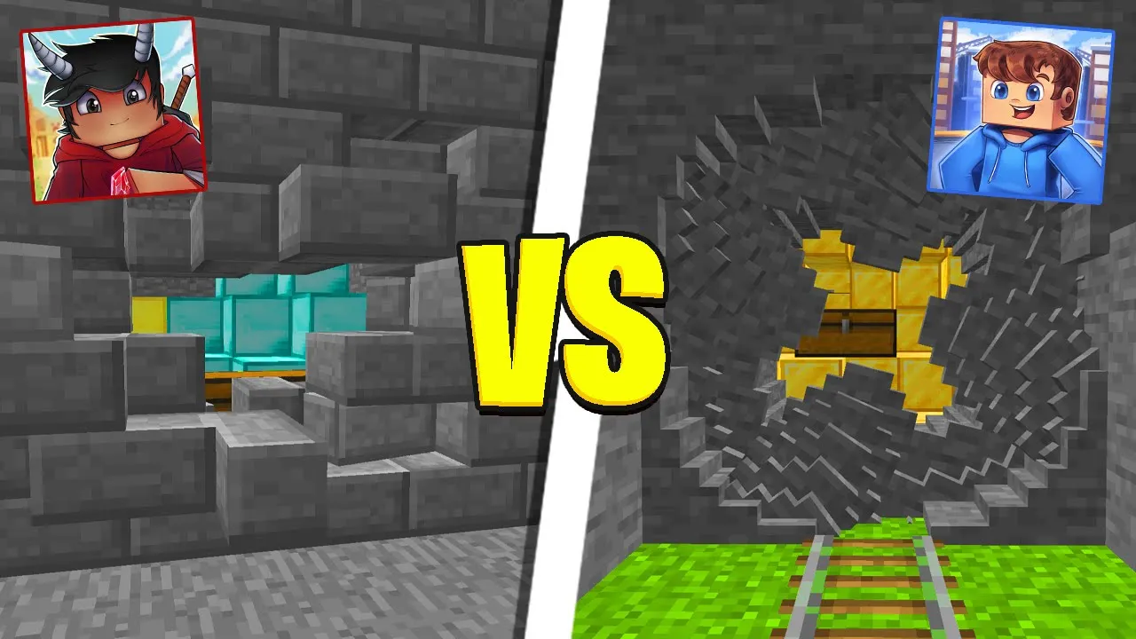 Hvem Kan Bygge Den Flotteste Hemmelige Base I Minecraft Igen!