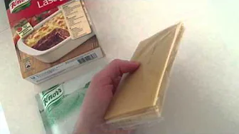 Unboxing af ting - Knorr Lasagne
