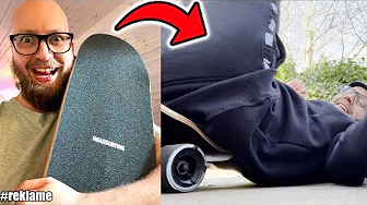 Crasher mit nye skateboard