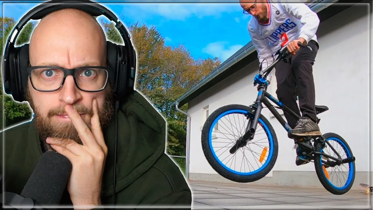 Skateboarder Prøver BMX