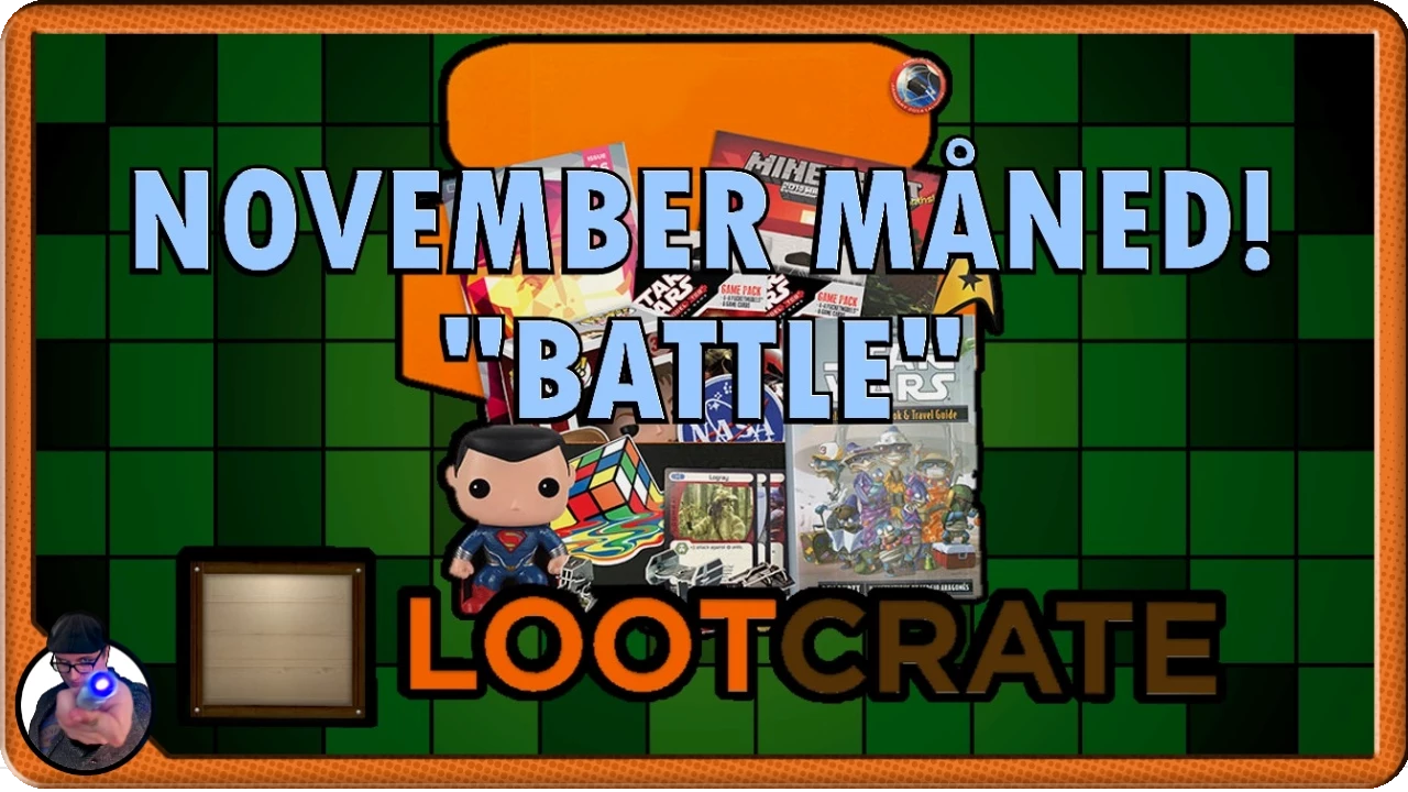 Loot Crate Unboxing - November 2014 [DK]