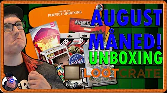 Loot Crate Unboxing - August 2014 [Dansk]