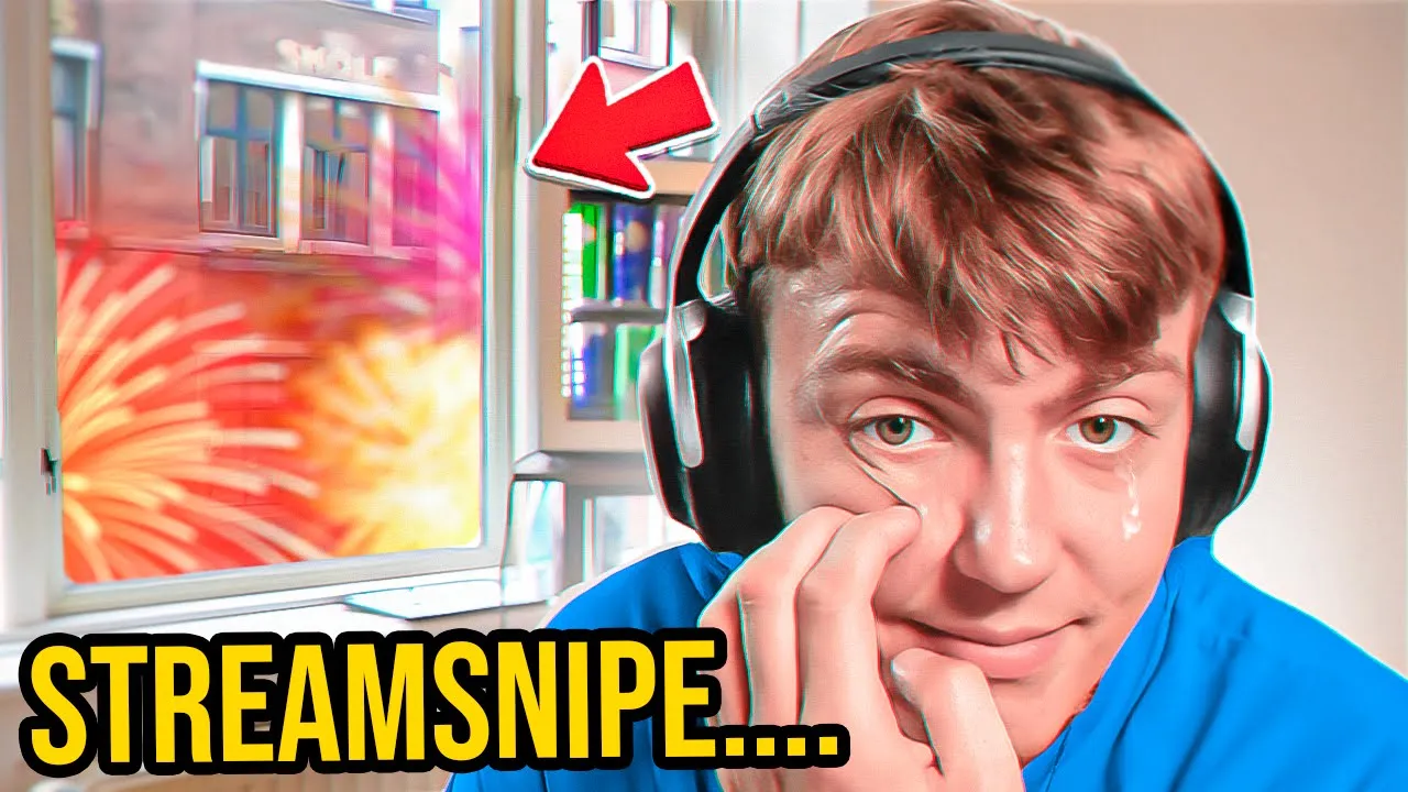 Streamsnipers Sprang Fyrværkeri Ved Min Dør!