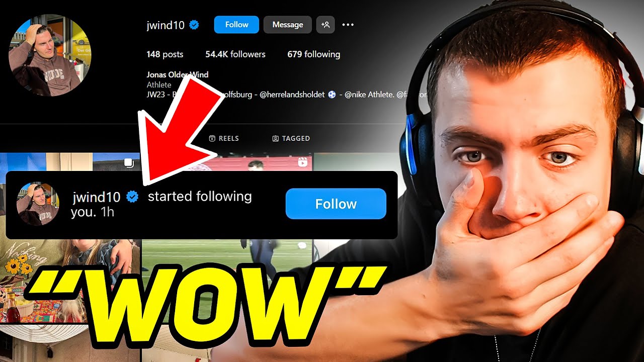 Jonas Wind Begynder At Følge Mig!