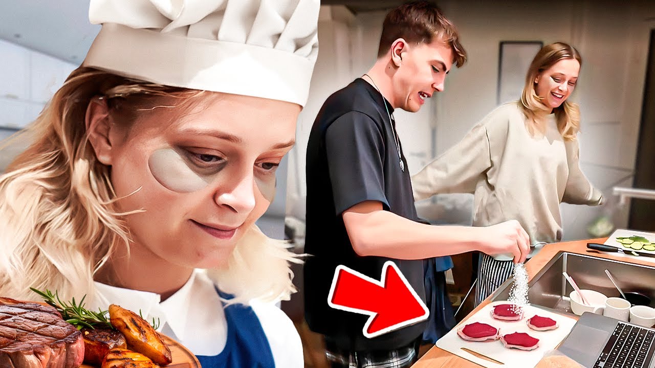 Min Kæreste og Jeg Laver Mad