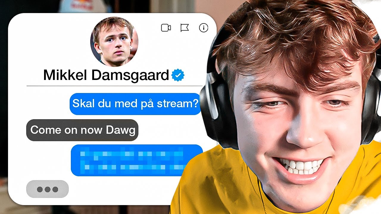 Damsgaard Skal Med På Streamen!