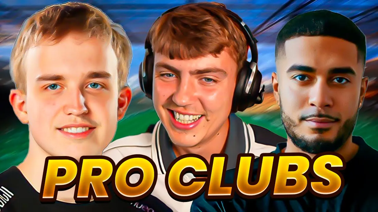 Pro Clubs med Anders Vejrgang, Kesi, Wendel, Haflakongen og Zaza