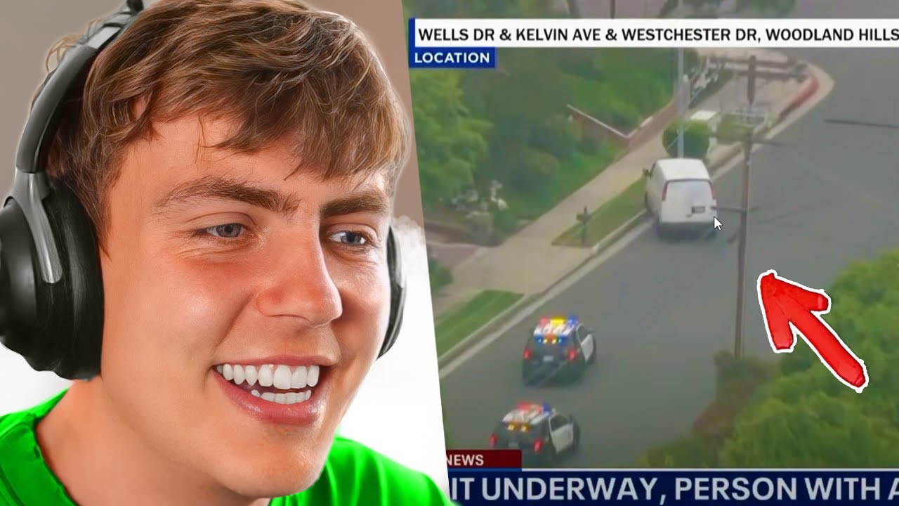 De Livestreamede En Politijagt!